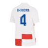 Conjunto (Camiseta+Pantalón Corto) Croacia Gvardiol 4 Primera Equipación Euro 2024 - Niño